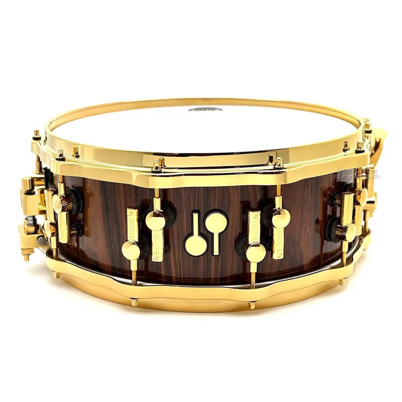Sonor SQ2 Heavy Beech Snare Drum 14x5.5 Rosewood Gloss w/Gold Hardware