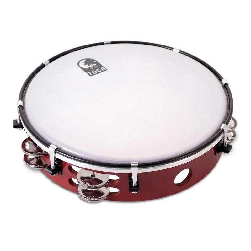 Toca Tunable Tambourine 10" Red