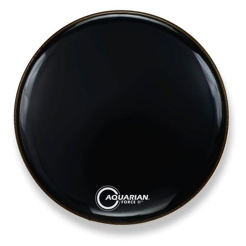 Aquarian Full Force II Black Drum Head