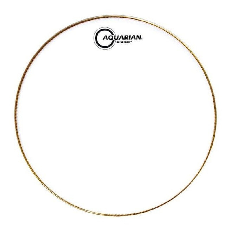 Aquarian Ice White Reflector Drum Head