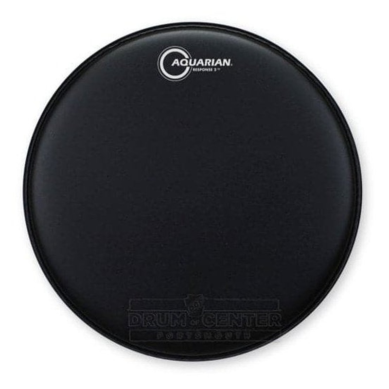 Aquarian Response 2 Black Bass Drum Head