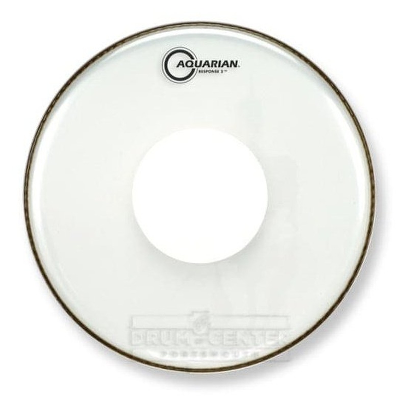 Aquarian Response 2 Clear Drum Head With Power Dot