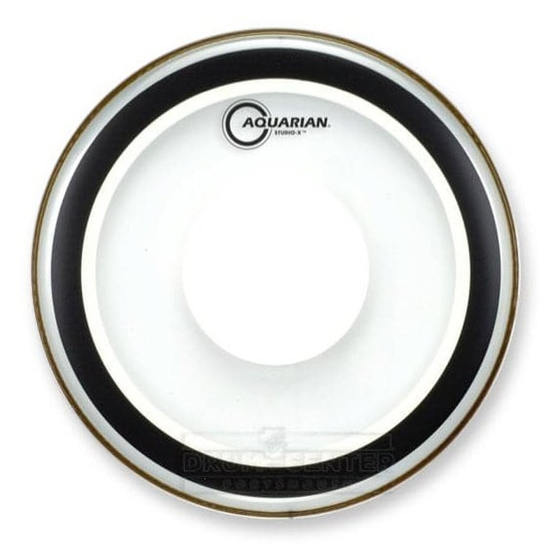 Aquarian Studio-X Clear Drum Head with Power Dot