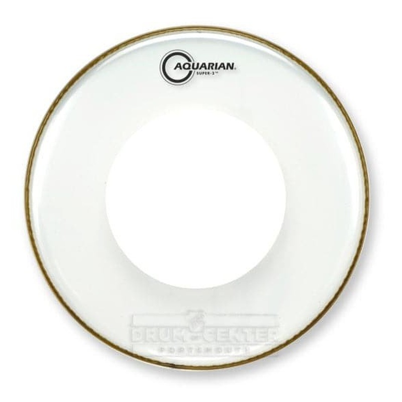 Aquarian Super-2 Clear Drum Head With Power Dot