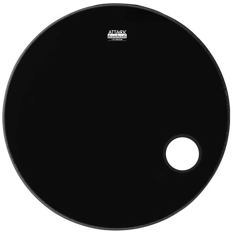 Attack Proflex 2 Drum Head Black Bass