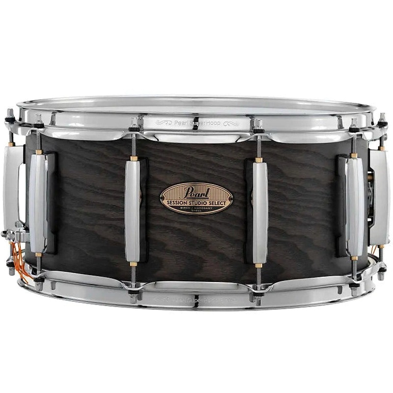 Pearl Session Studio Select 14x6.5 Snare Drum Satin Black Ash