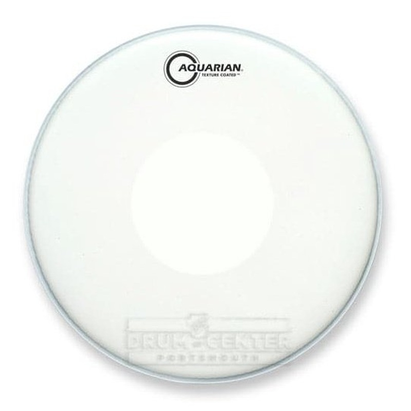 Aquarian TC-White Texture Coated Drum Head With Power Dot
