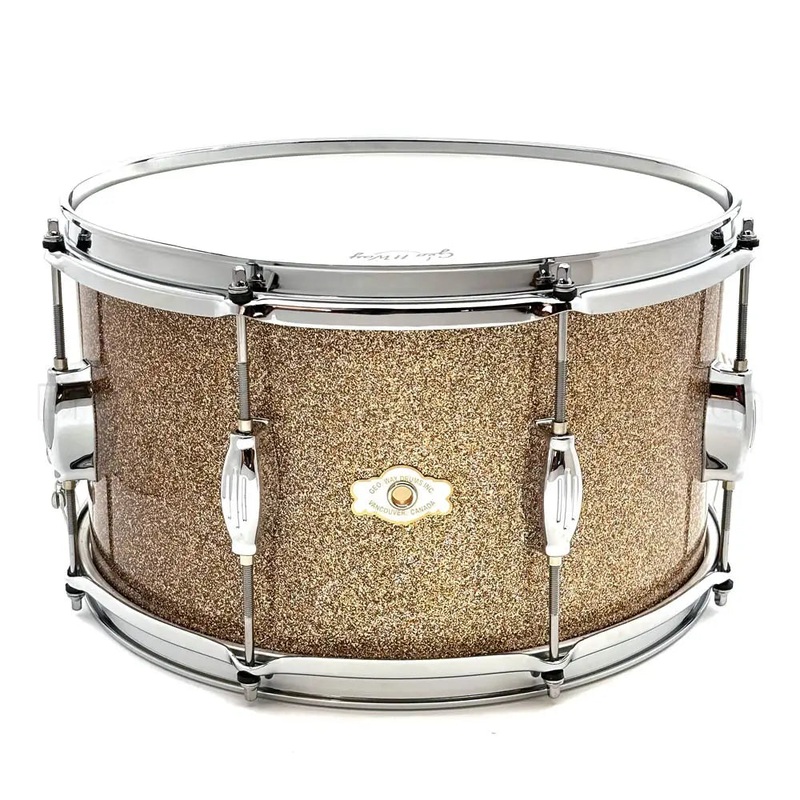 George Way Tuxedo Studio Snare Drum 14x8 Champagne Sparkle