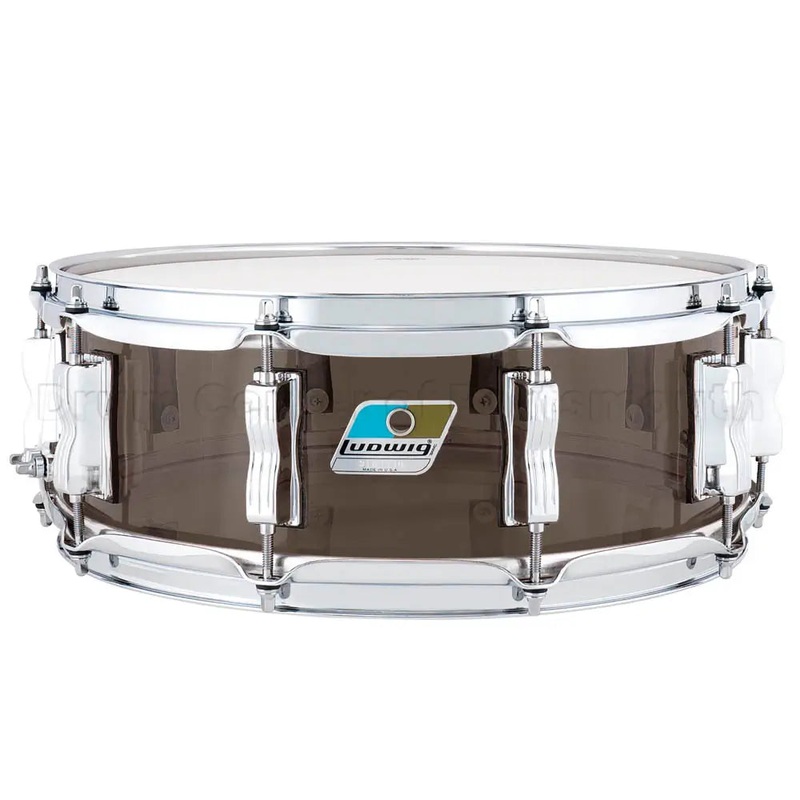 Ludwig Vistalite Snare Drum w/P88 Strainer 14x5 Bronze