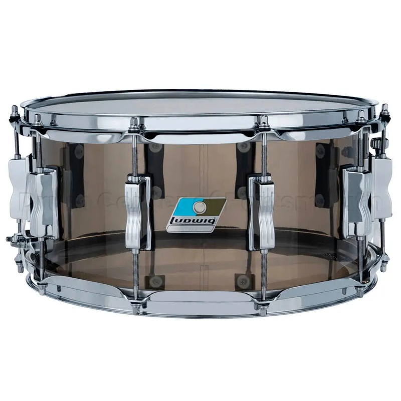 Ludwig Vistalite Snare Drum w/P88 Strainer 14x6.5 Bronze