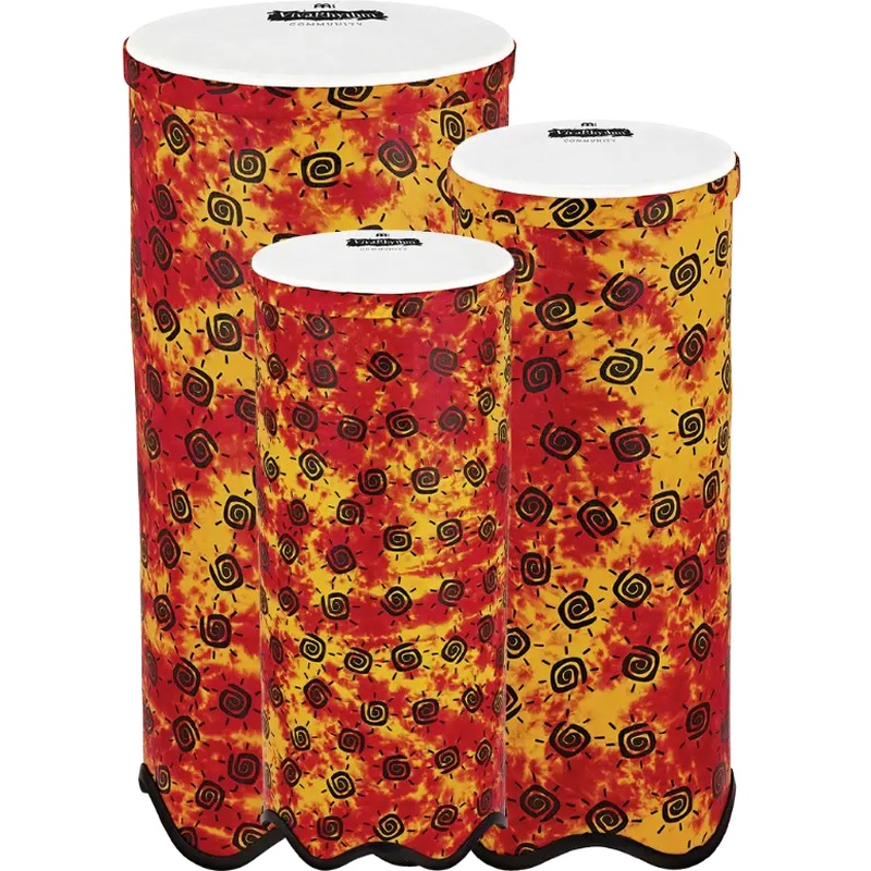 Meinl VivaRhythm Boom Series Set Pre-tuned Synthetic Head Community Conga Set Sunshine Finish