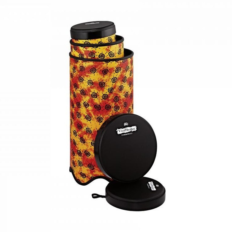 Meinl VivaRhythm Soft Sound Series Set Pre-tuned Napa Head Pop Off Conga Set Sunshine Finish