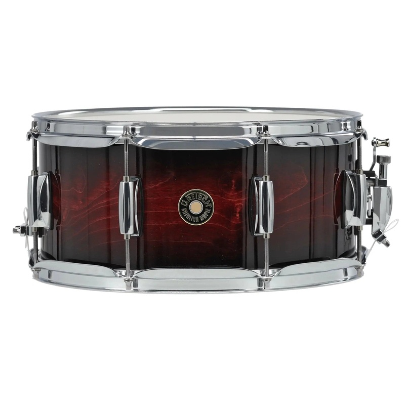 Gretsch Catalina Maple CM2 Snare Drum 14x6.5 Deep Cherry Burst