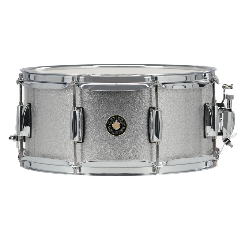 Gretsch Catalina Maple CM2 Snare Drum 14x6.5 Silver Sparkle