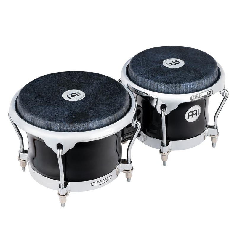 Meinl Fibercraft Fiberglass Bongo Black - 7" & 8 1/2"