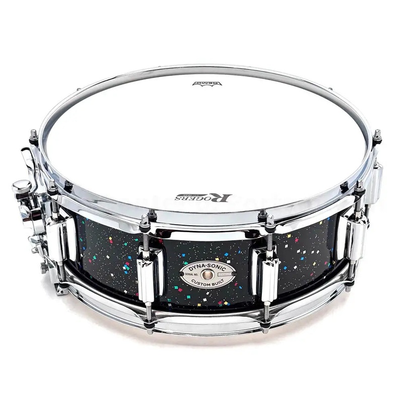 Rogers Dyna-Sonic Snare Drum 14x5 Mardi Gras