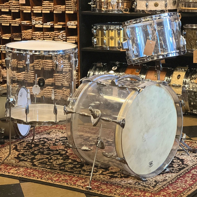 VINTAGE 1970's Made in Japan Pre-Tama Royal Star Acrylic "Crystar" in Clear Acrylic - 14x20, 9x13, 16x16