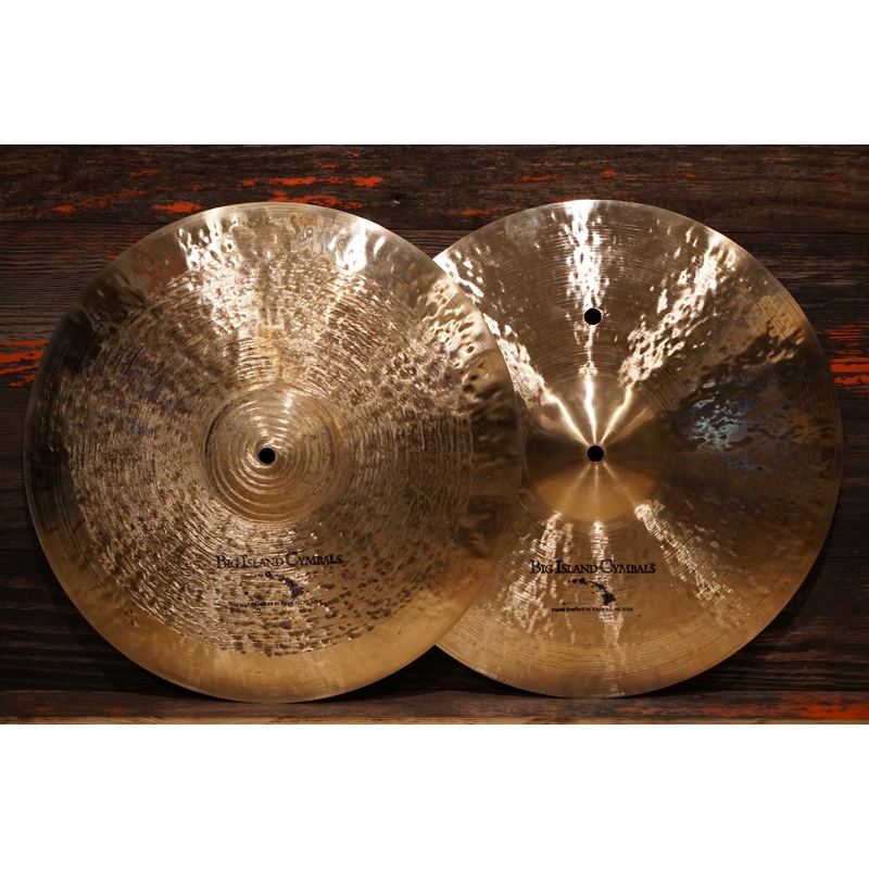Big Island 16" Bamboo Hi-Hat Cymbals - 1182/1588g