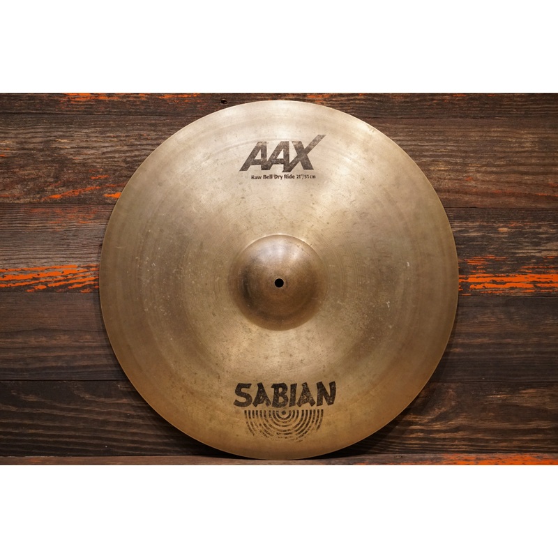 Sabian 21" AAX Raw Bell Dry Ride Cymbal - 3446g