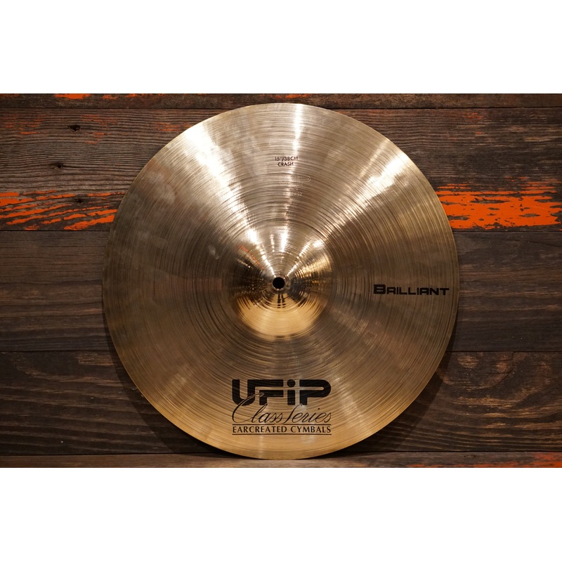 UFIP 15" Class Series Brilliant Crash Cymbal - 830g