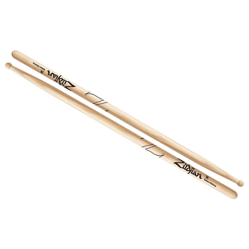 Zildjian 7A Select Hickory Drum Sticks