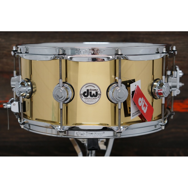 DW 6.5x14" Collector's Series Polished Brass Snare Drum