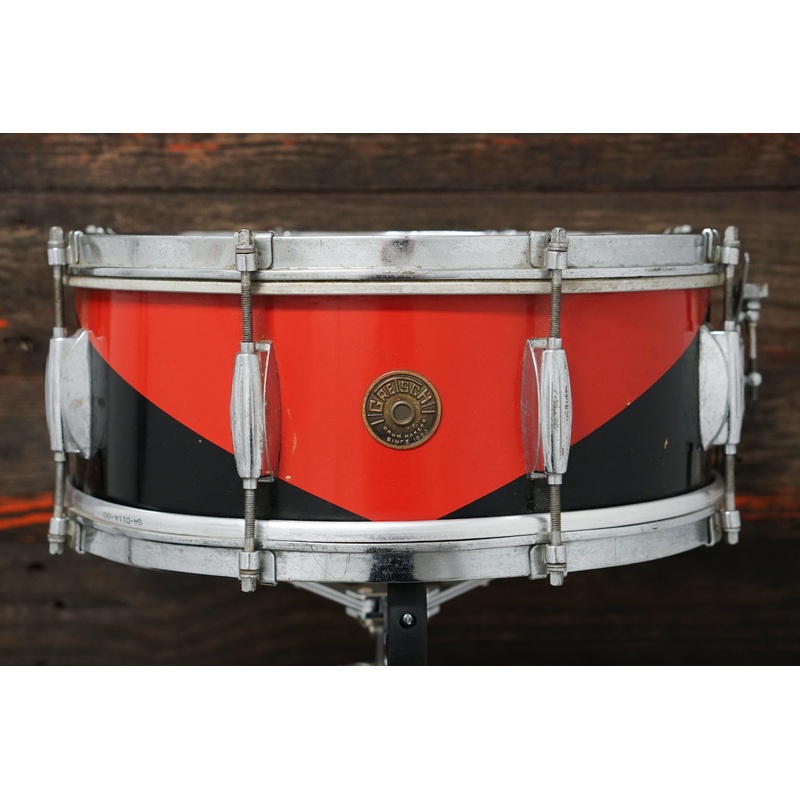 Gretsch 5.5x14" Renown Snare Drum - Red/Ebony Harlequin