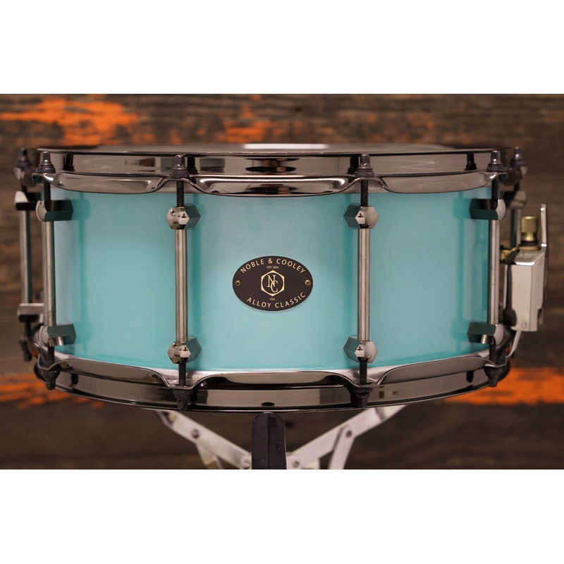 Noble & Cooley 6x14" Alloy Classic Aluminum Snare Drum - Robin's Egg