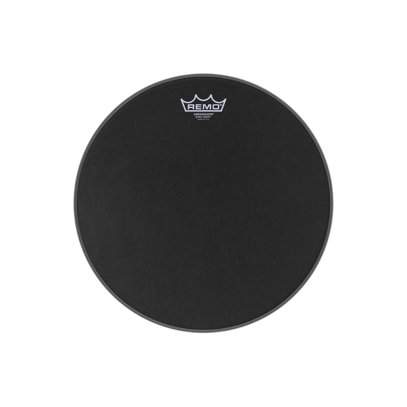 Remo Ambassador Black Suede Drum Head