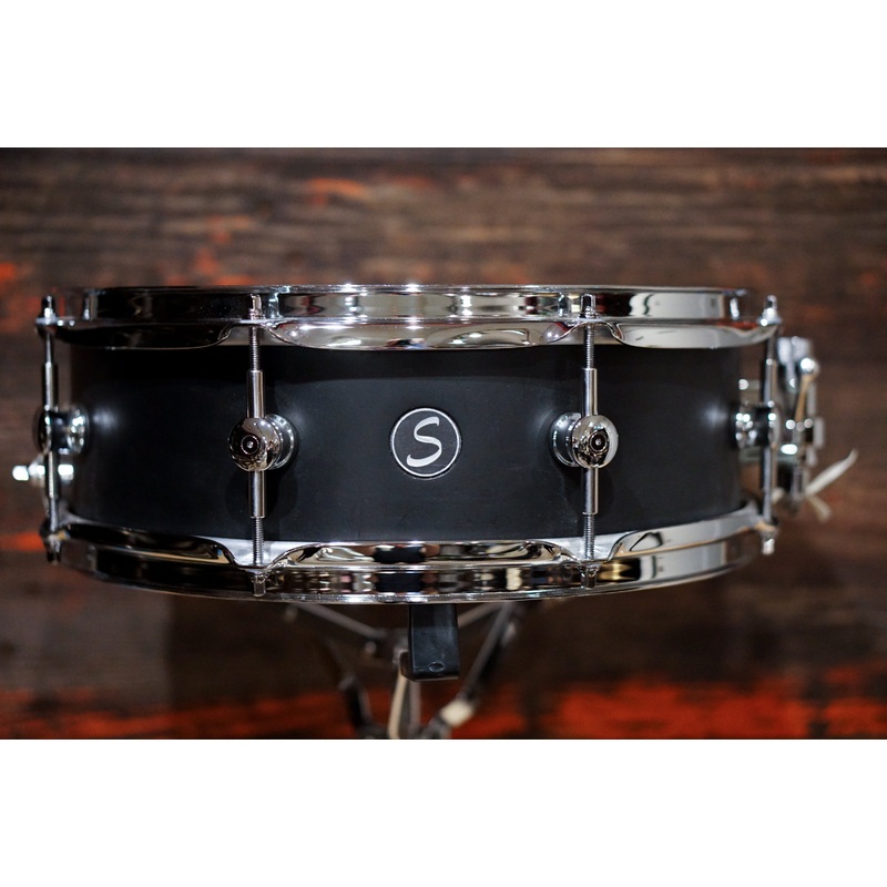 Sugar Percussion 5x14" Painted Poplar Stave Shell Snare Drum - Black