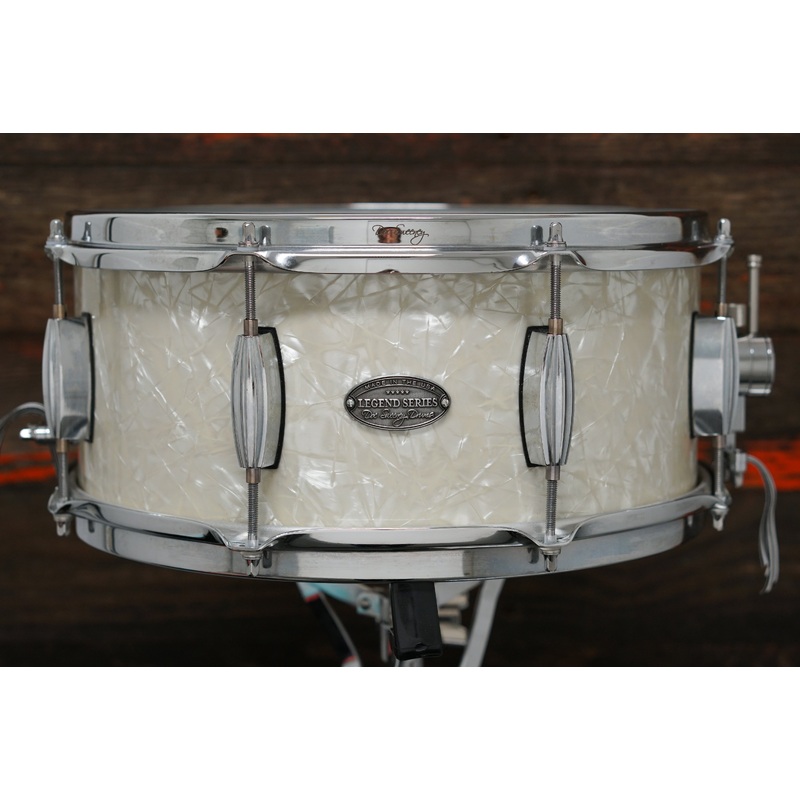 Doc Sweeney 6.5x14" Legend Series Walnut Snare Drum - White Marine Pearl
