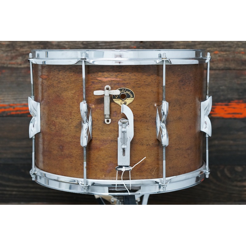 Leedy & Ludwig 10x14" Parade Snare Drum - 1950s Mahogany