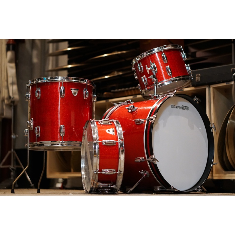 Ludwig 12/14/20/5x14" Standard S-300 Compact Drum Set - Red Mist