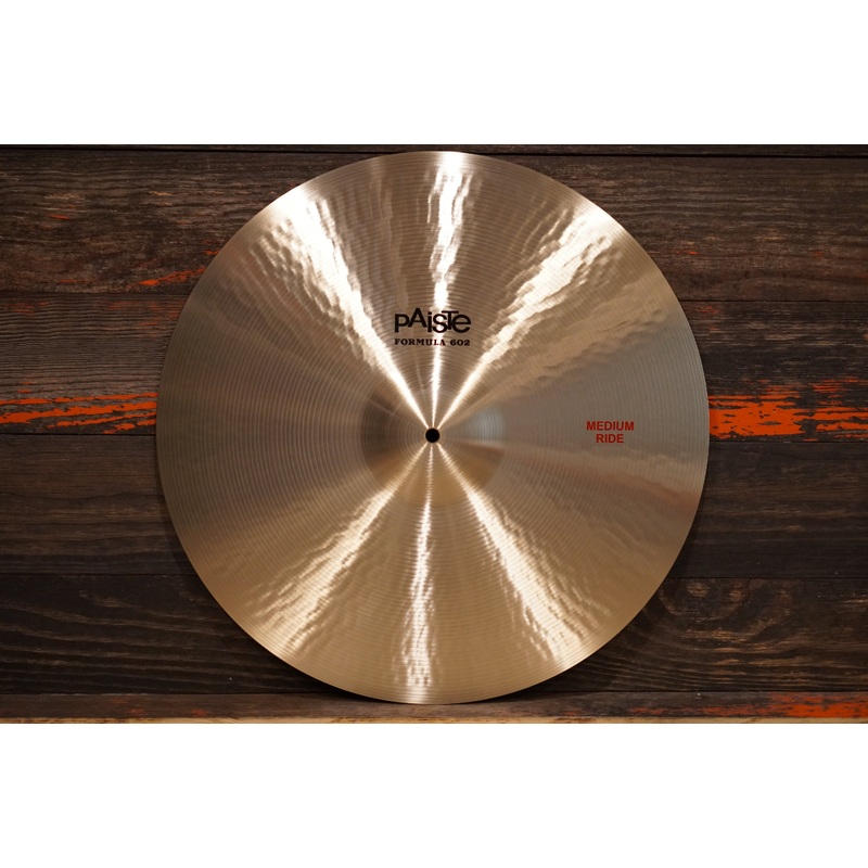 Paiste 20" Formula 602 Classic Medium Ride Cymbal - 2338g