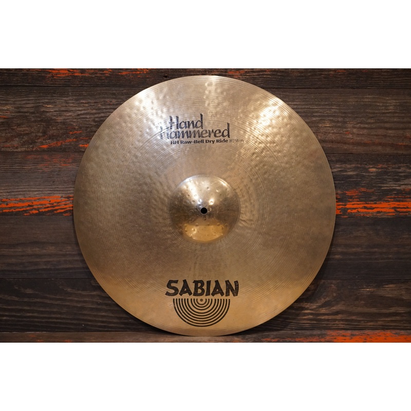 Sabian 21" Hand Hammered Raw Bell Dry Ride Cymbal - 3320g