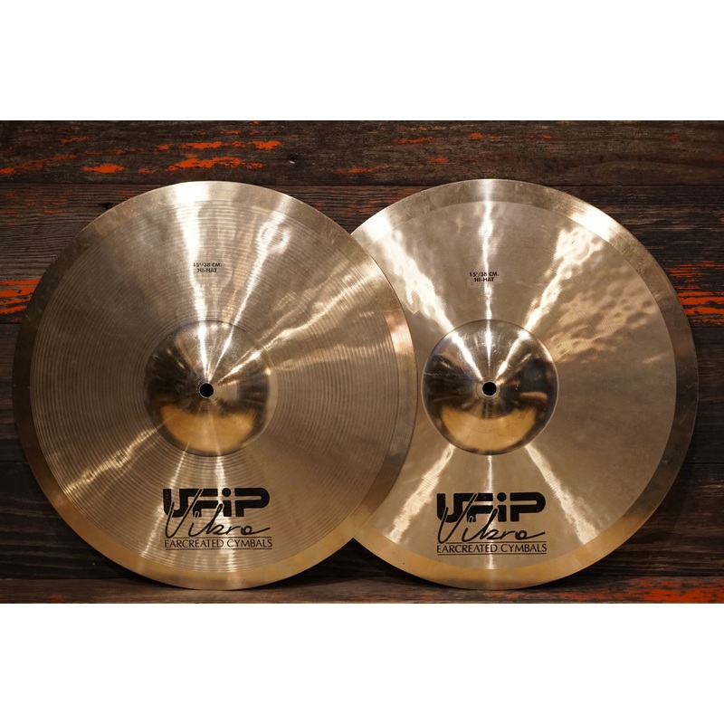 UFIP 15" Vibra Hi-Hat Cymbals - 1198/1605g