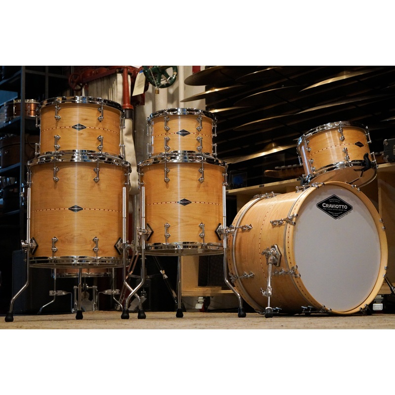 Craviotto 10/12/14/16/20" Custom Shop Solid Maple Drum Set - 2024