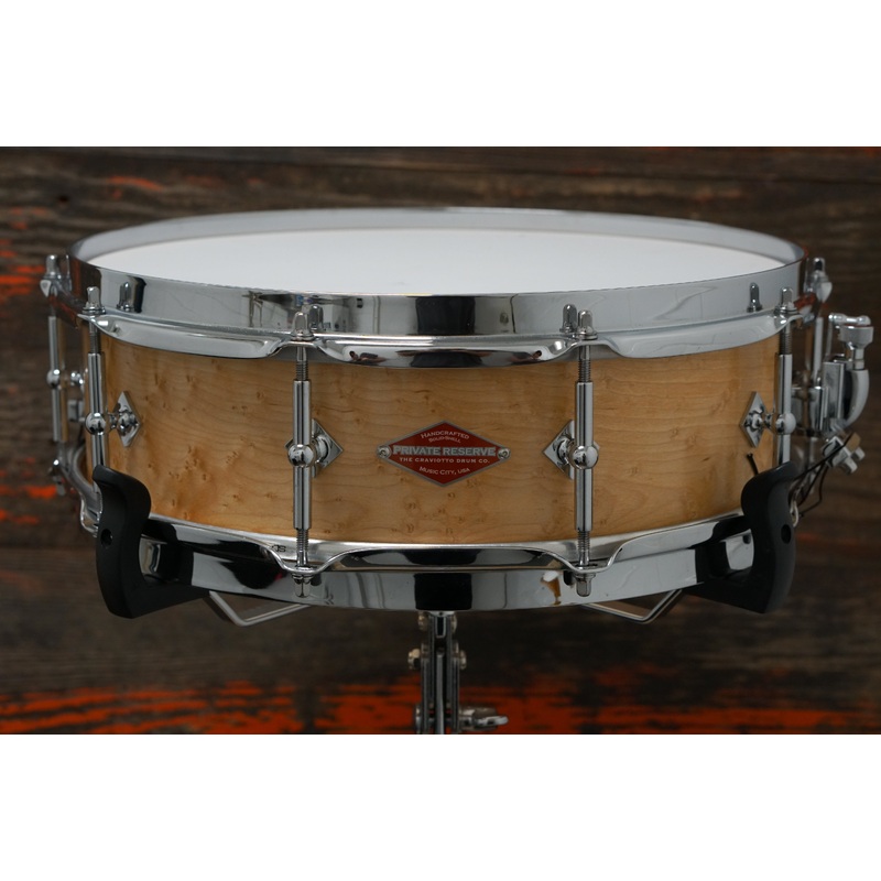 Craviotto 4.5x14" Private Reserve Birdseye Maple Snare Drum