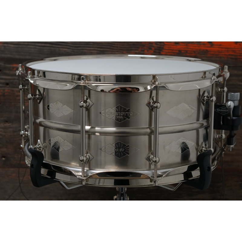 Craviotto 6.5x14" AK Masters Metal Nickel-Over-Brass Snare Drum - #19/50