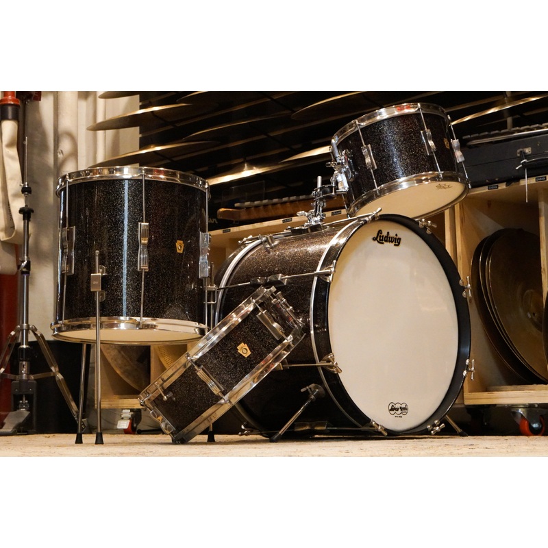 Ludwig 12/14/20/5x14" Club Date Drum Set - 1960s Galaxy Pearl