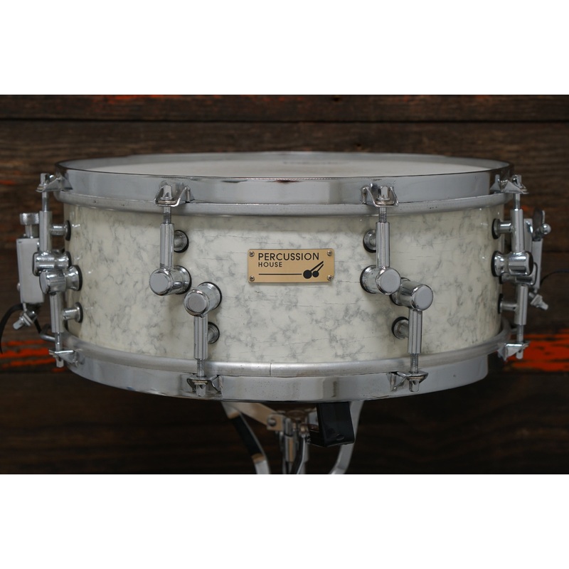 Percussion House 5.5x14" Snare Drum - White Marble