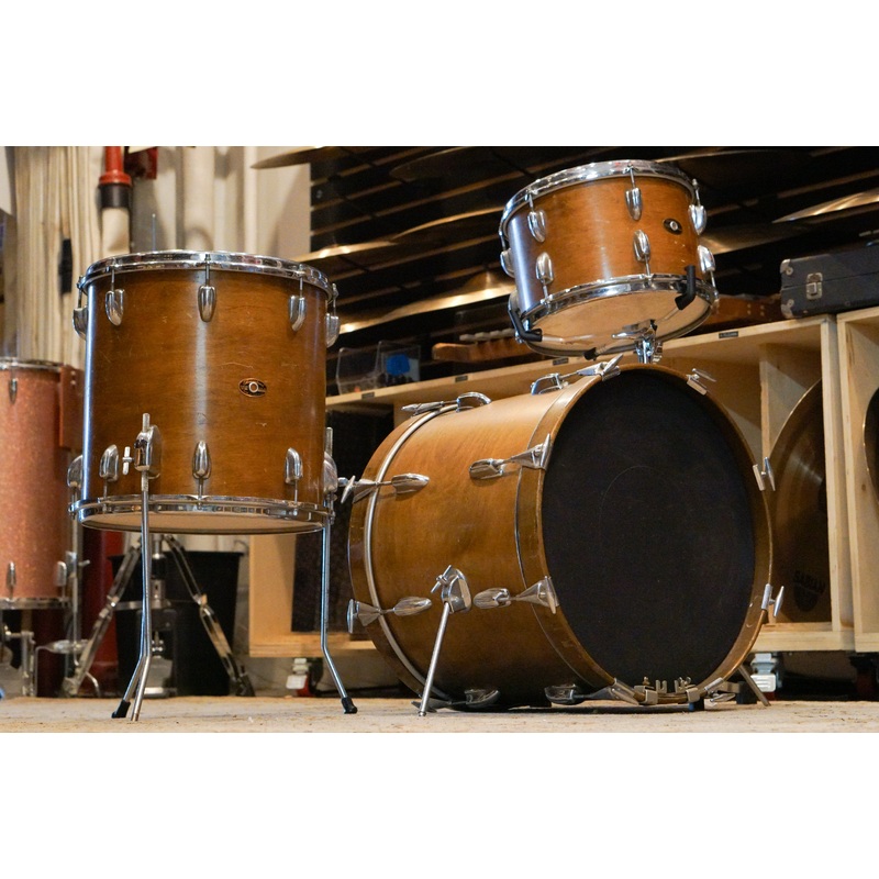 Slingerland 12/14/18" Drum Set - 1960s Mahogany