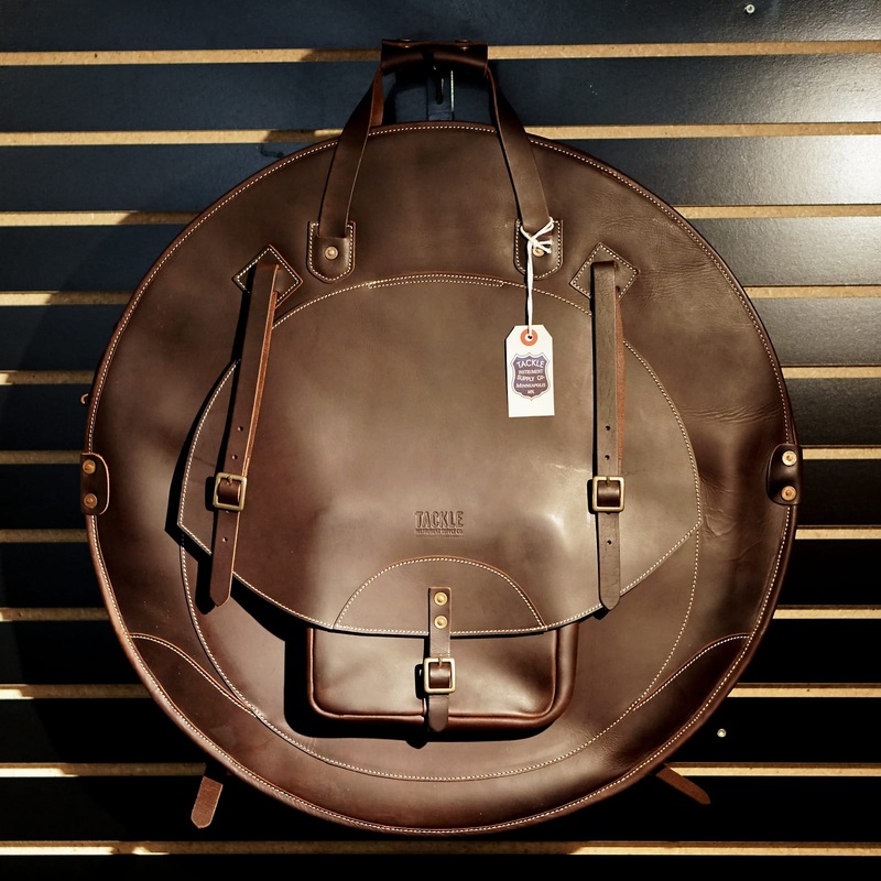 Tackle 24" Leather Backpack Cymbal Bag - Brown