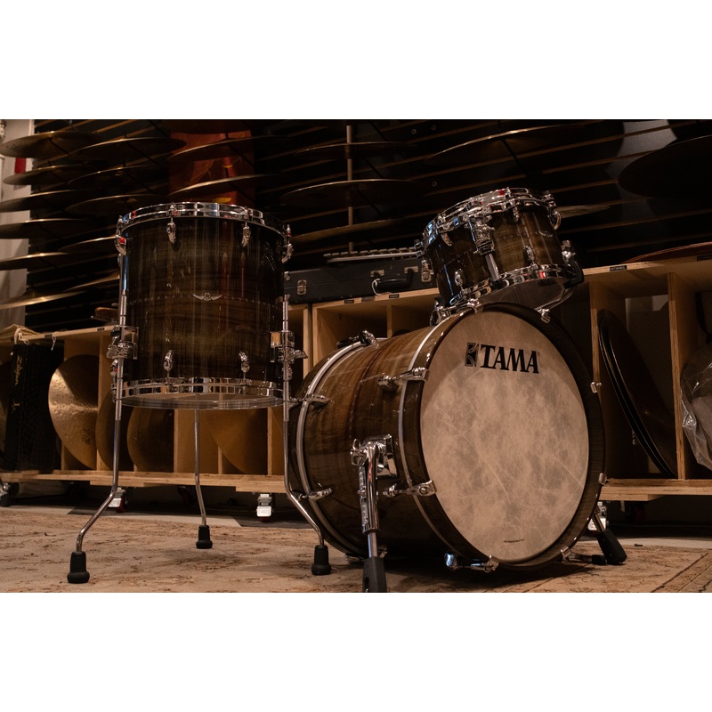 Tama 12/14/18" Star Bubinga Drum Set - Pewter Blue Australian Acacia