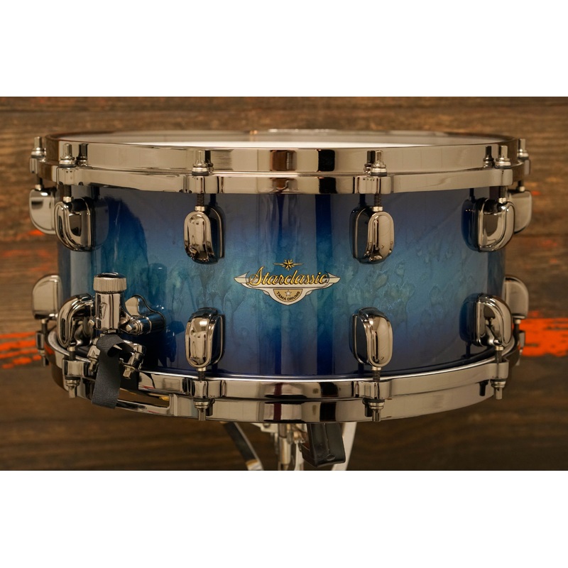 Tama 6.5x14" Starclassic Maple Snare Drum - Molten Electric Blue Burst