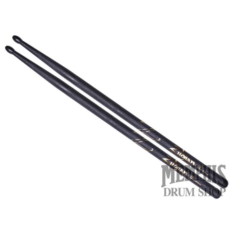 Zildjian Hickory Series - 5B Nylon Tip Black Drumsticks Z5BNB