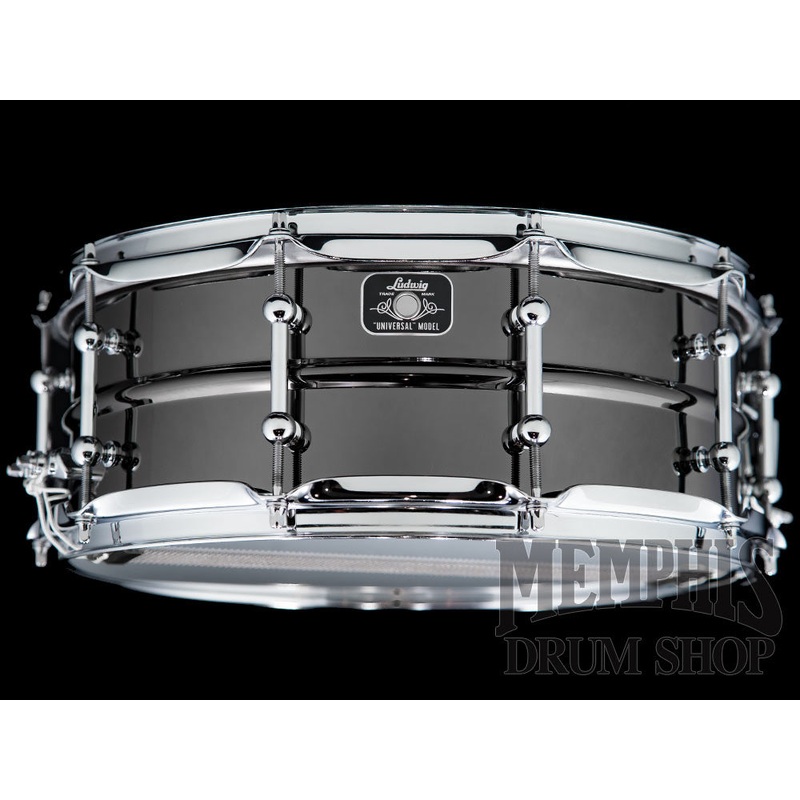 Ludwig 14x5.5 Universal Black Brass Snare Drum
