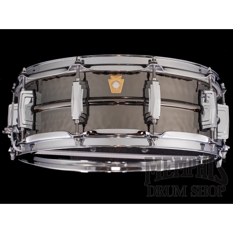 Ludwig 14x5 Black Beauty Hammered Snare Drum