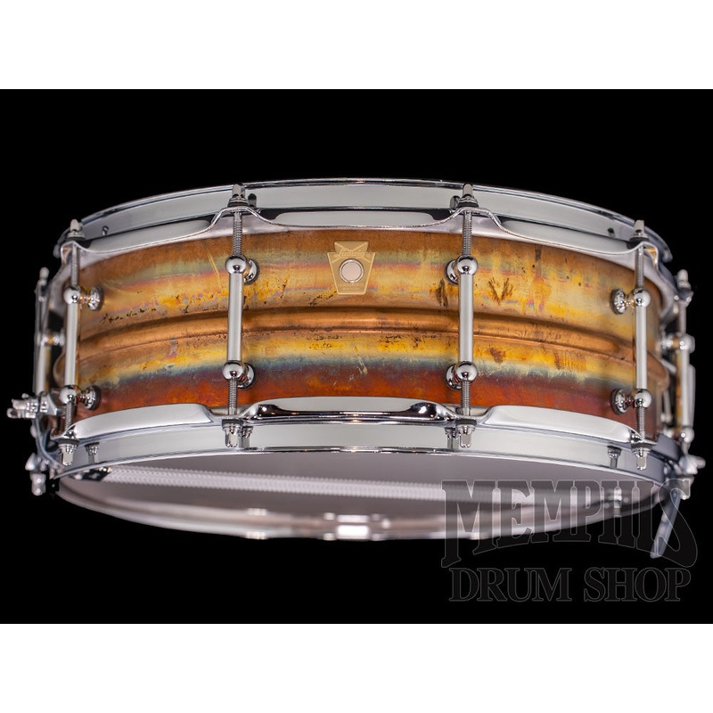 Ludwig 14x5 Raw Bronze Phonic Snare Drum with Tube Lugs