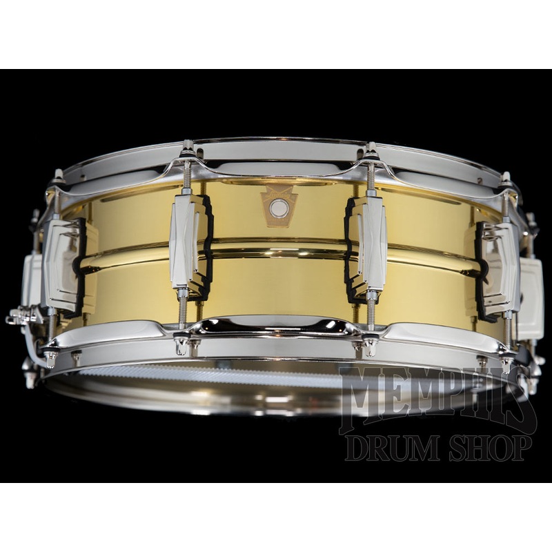 Ludwig 14x5 Super Brass Snare Drum with Nickel Hardware